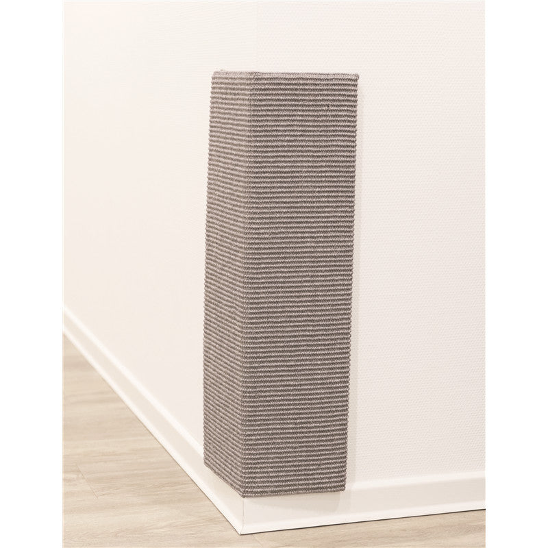 Trixie Katzen Kratzbrett XXL für Wand/Ecken grau 38 x 75 cm