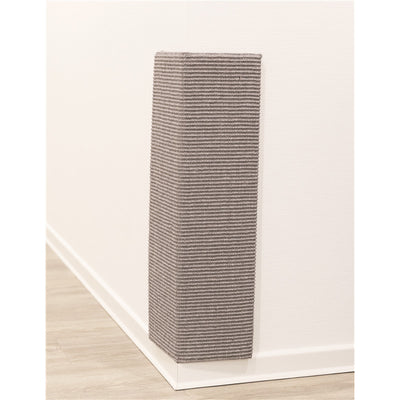 Trixie Katzen Kratzbrett XXL für Wand/Ecken grau 38 x 75 cm