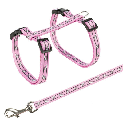 Trixie Katzengeschirr mit Leine 27 - 46 cm / 10 mm, Leine: 1,20 m