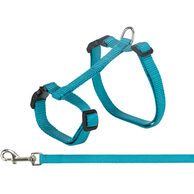 Trixie Katzengeschirr XL mit Leine 34 - 57 cm / 13 mm, Leine: 1,20 m