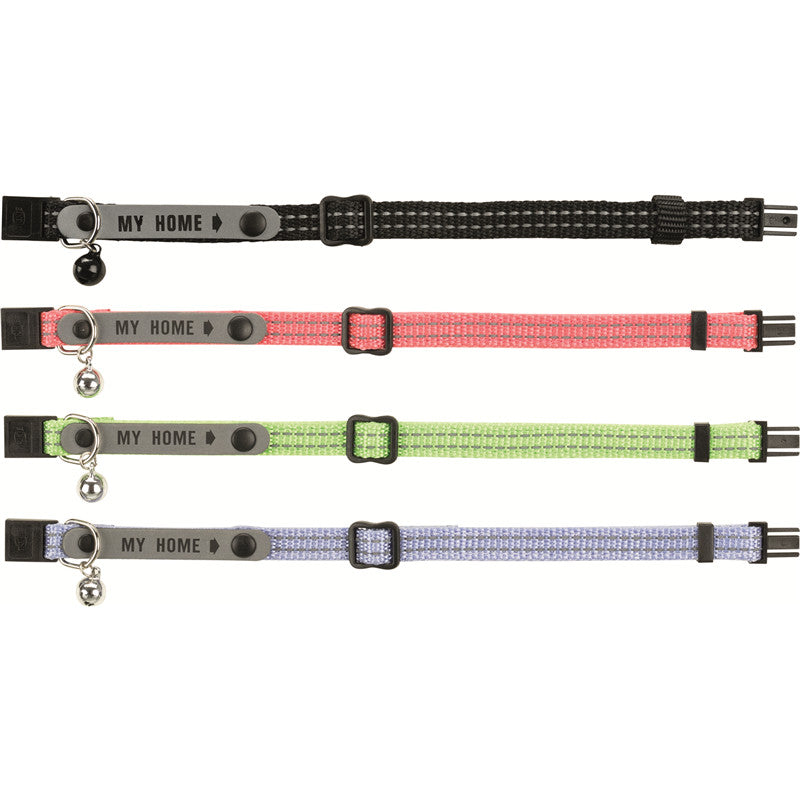 Trixie Katzenhalsband mit Adresslasche, reflektierend