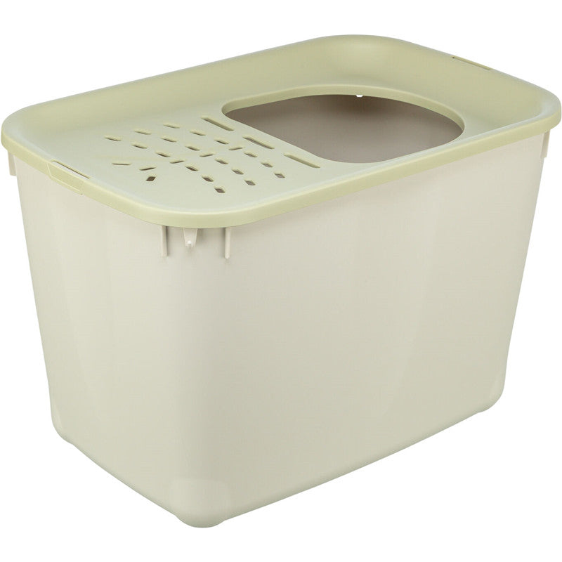 Trixie Katzentoilette Hop-In,grau/grün 38×39×58cm