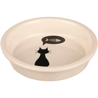Trixie Keramiknapf Motiv Katze weiß 0,25 l / ø 13 cm