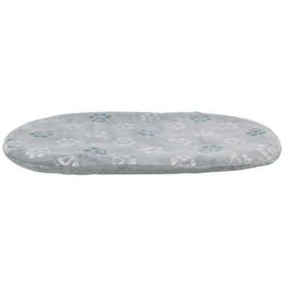 Trixie Kissen Jimmy Soft, Softplüsch, oval, hellgrau 115 x 72 cm
