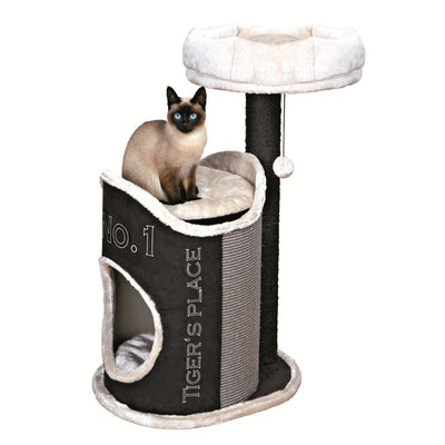 Trixie Kratzbaum/-tonne Susana schwarz/lichtgrau 90 cm