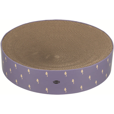 Trixie Kratzbett Lilly aus Pappe mit Katzenminze ø flieder 45 × 10 cm