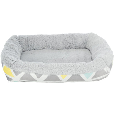 Trixie Kuschelbett Bunny eckig bunt/grau 38 x 7 x 25 cm