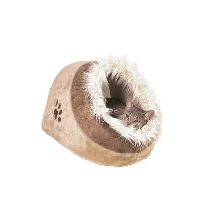 Trixie Kuschelhöhle Minou beige/braun 35 × 26 × 41 cm