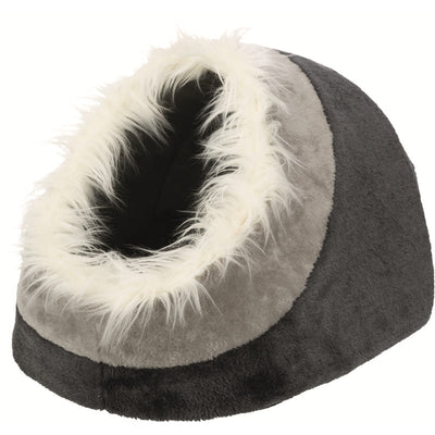 Trixie Kuschelhöhle Minou dunkelgrau/hellgrau 35 × 26 × 41 cm