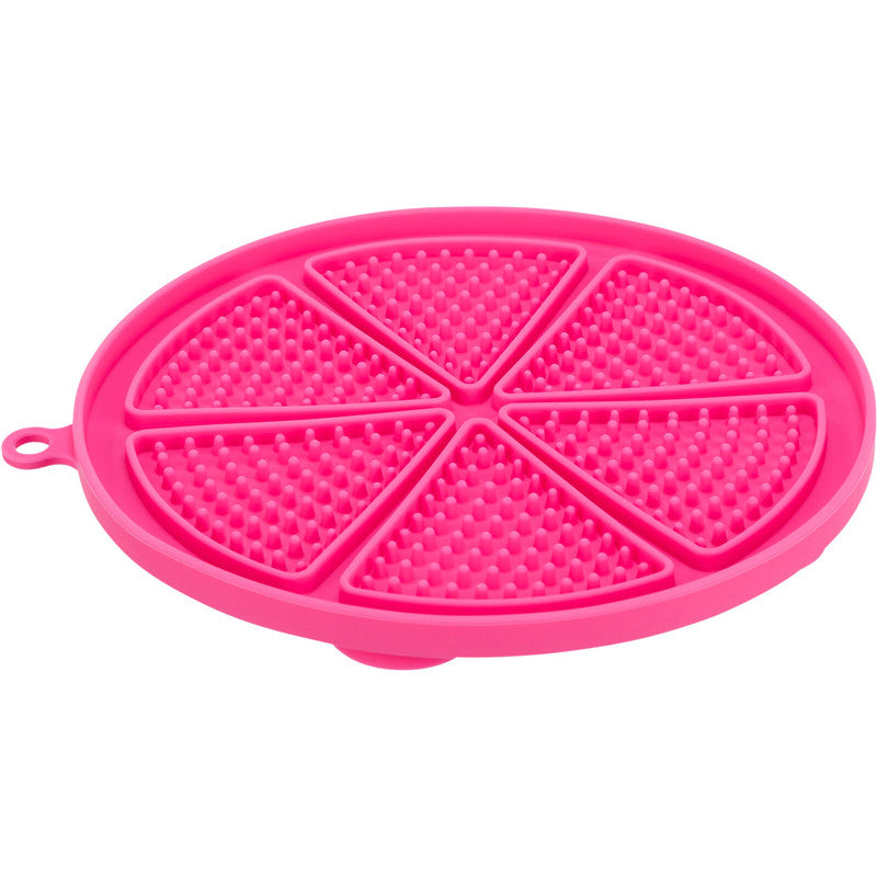 Trixie Lick'n'Snack Matte mit Saugnäpfen ø 18 cm pink