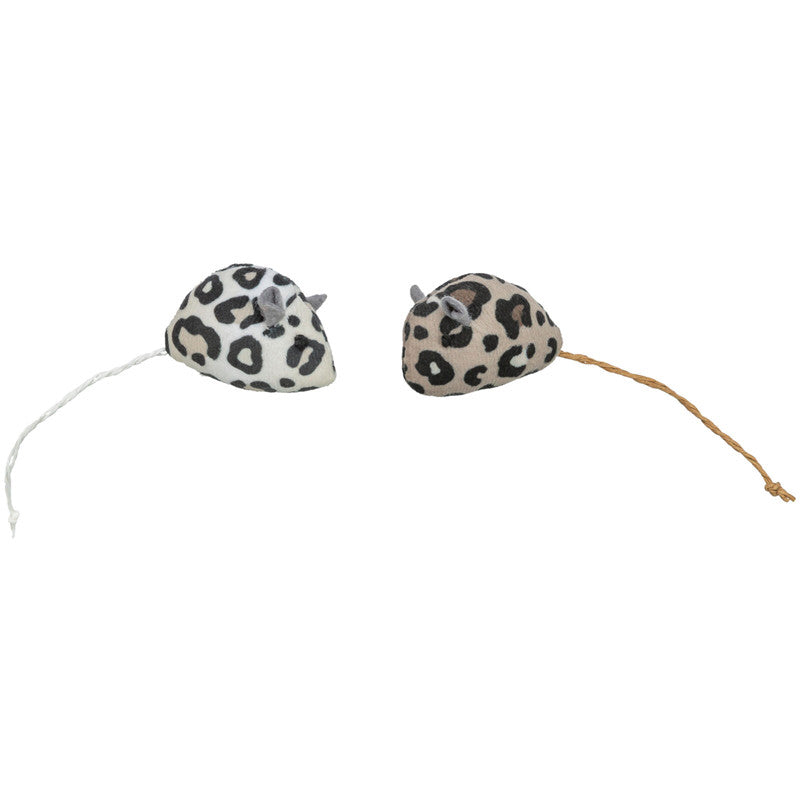 Trixie Maus Plüsch mit Katzenminze 2 Stück 5 cm