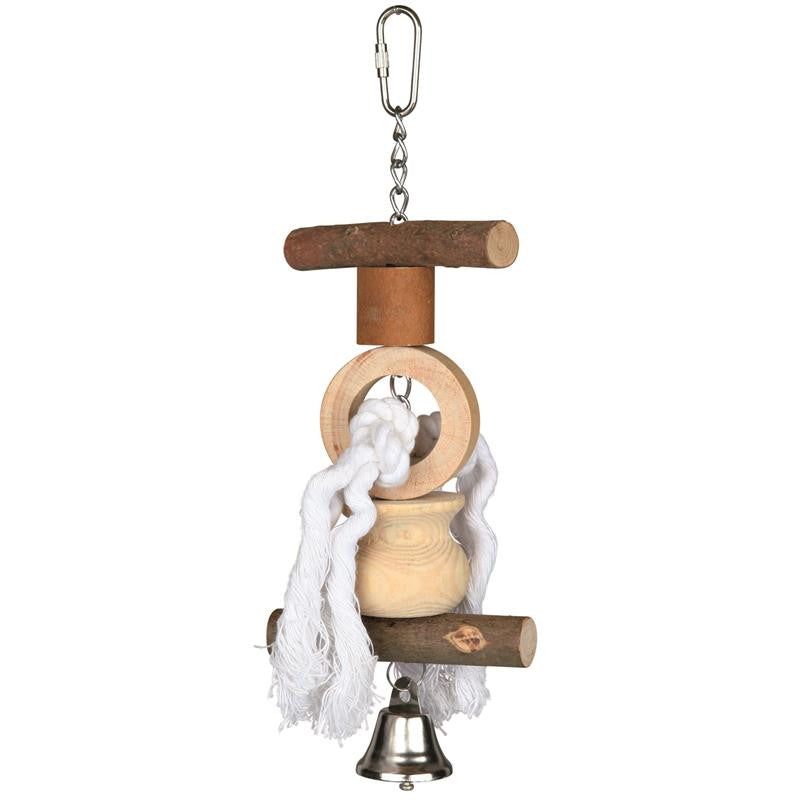 Trixie Natural Living Vogelspielzeug Tau & Glocke 20 cm