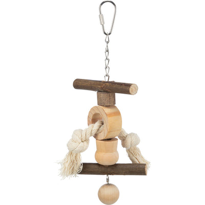 Trixie Natural Living Vogelspielzeug Tau & Holzkugel 20 cm