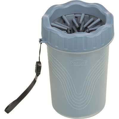 Trixie Pfotenreiniger Silikon/PP M-L blau 1 Stück