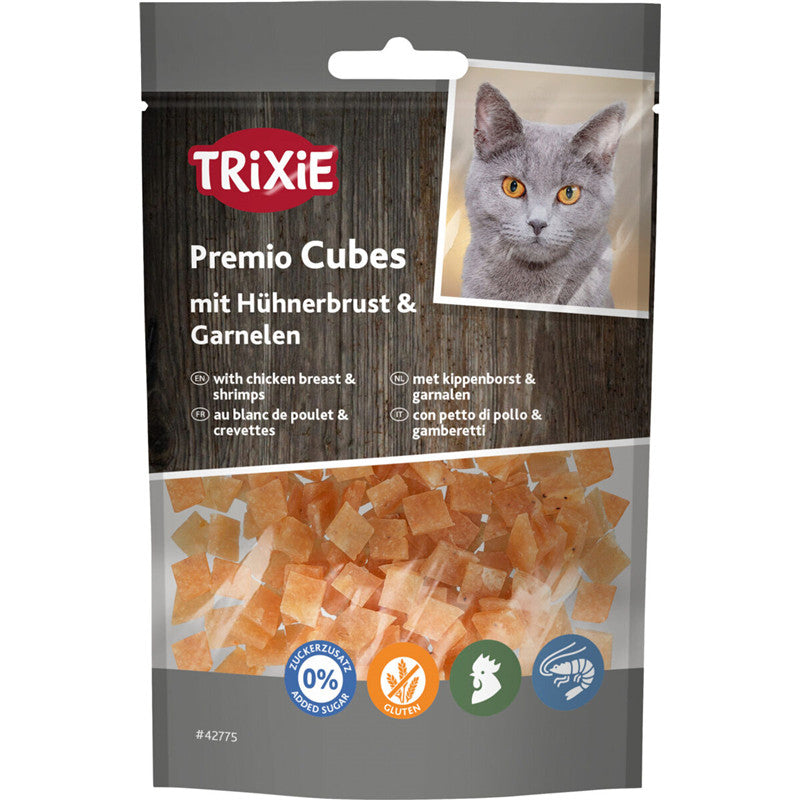 Trixie Premio Cubes mit Hühnerbrust & Garnelen 50 g