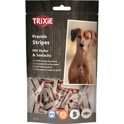 Trixie PREMIO Huhn und Seelachs Stripes 75 g