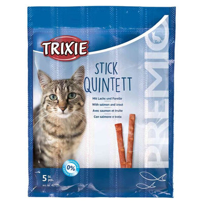 Trixie Premio Quadro-Sticks Lachs / Forelle 4 x 5 g 1 Stück