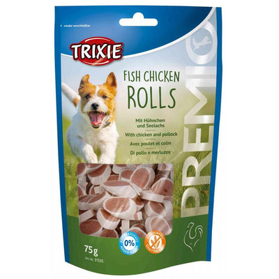 Trixie Premio Rolls Hühnchen & Seelachs 75 g