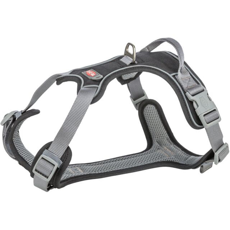 Trixie Premium Active Geschirr, XS- mm, schwarz S: 30-40 cm/15