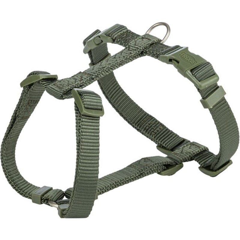 Trixie Premium H-Geschirr, olivgrün XXS-XS: 20-32 cm/10 mm