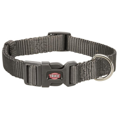 Trixie Premium Halsband graphit S-M