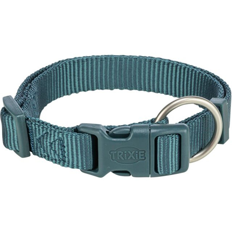 Trixie Premium Halsband, petrol XS-S: 22-35 cm/10 mm