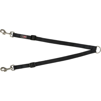 Trixie Premium Koppel, schwarz M-L: 40-70 cm/20 mm
