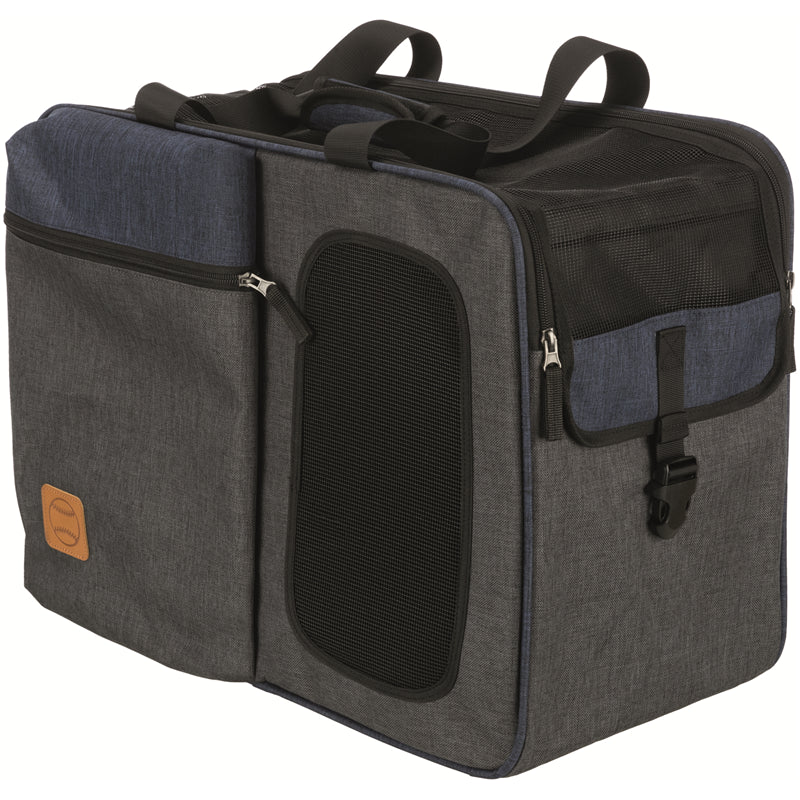 Trixie Rucksack + Tasche Tara 2 in 1, grau-blau