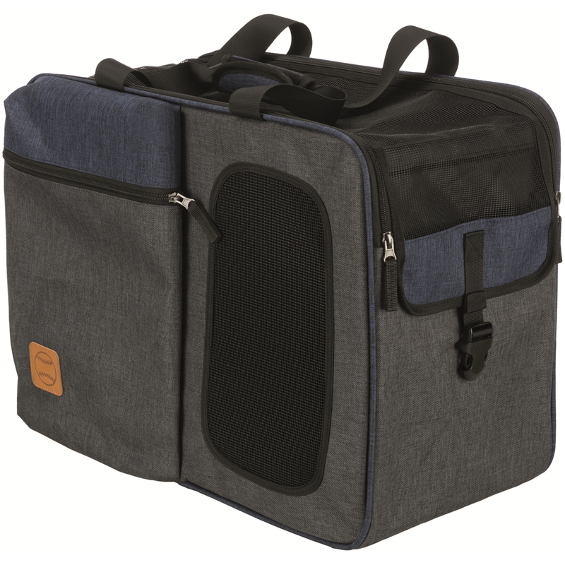 Trixie Rucksack + Tasche Tara 2 in 1, grau-blau