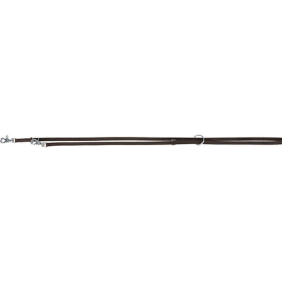 Trixie Rustic Fettleder Verlängerungs-Leine dunkelbraun XS-S 2 m / 12 mm