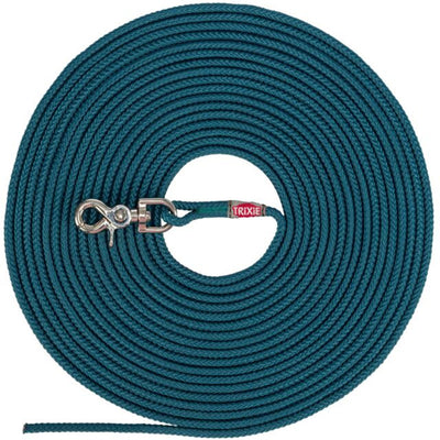 Trixie Schleppleine, rund, petrol S-M: 10 m/ø 6 mm