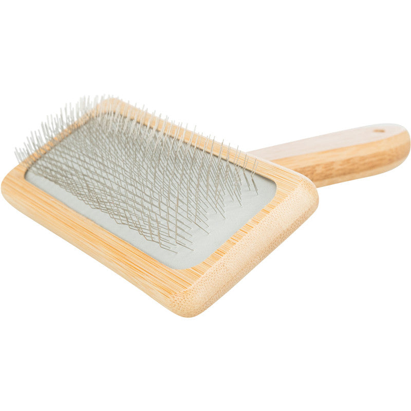 Trixie Softbürste Bambus/Metall 12 × 15 cm
