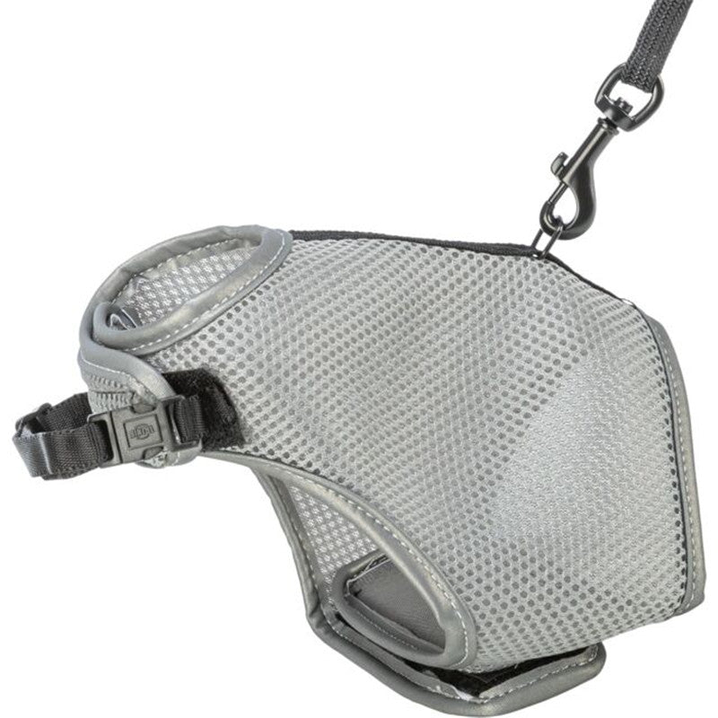 Trixie Softgeschirr Katze mit Leine 28- / 1,20 m grau 42 cm
