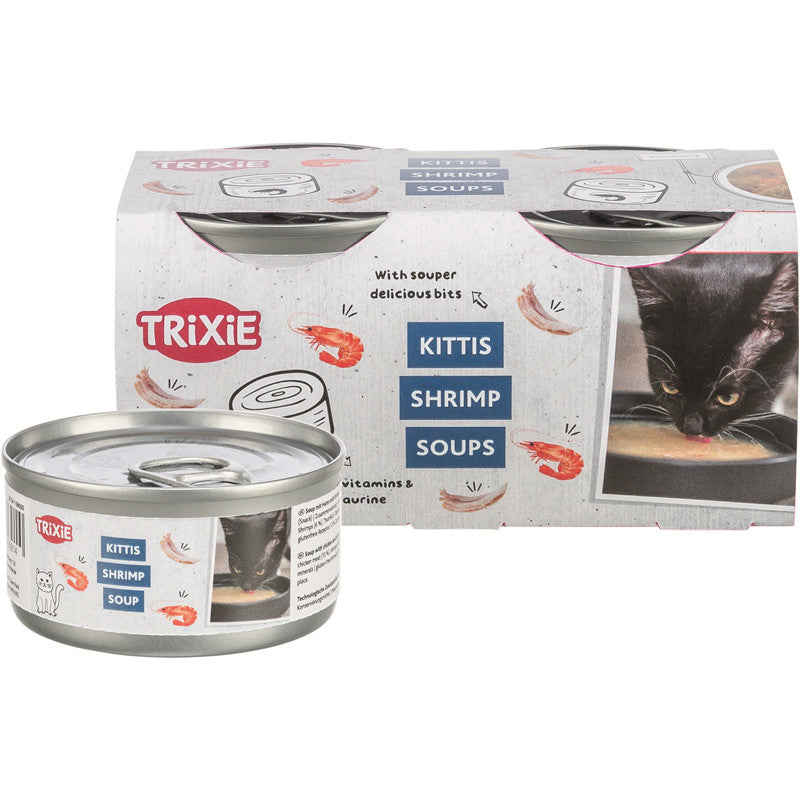Trixie Soup mit Huhn & Shrimps 4 × 80 g 1 Stück