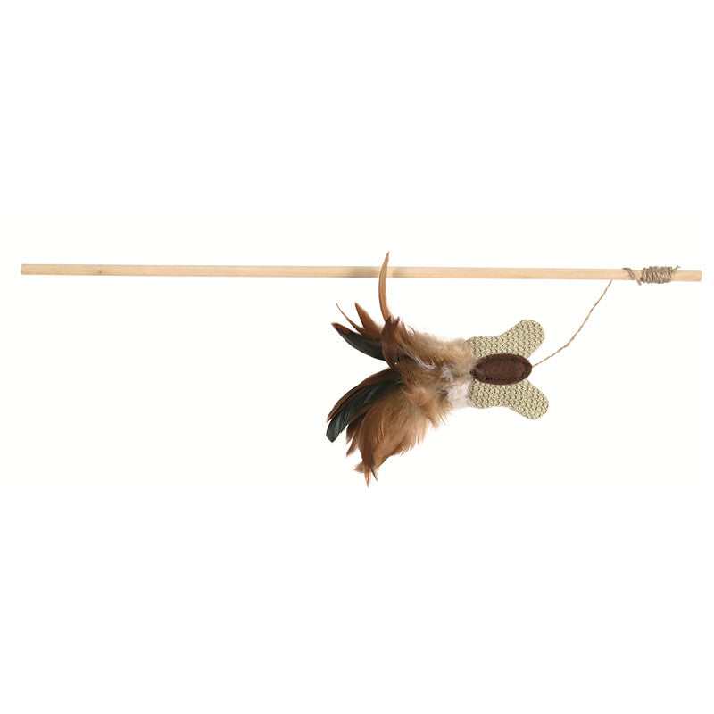 Trixie Spielangel mit Schmetterling 45 cm
