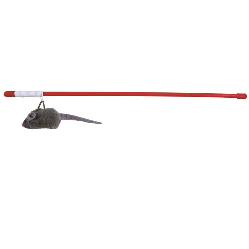 Trixie Spielangel Squieky Maus mit Microsoundchip 47 cm