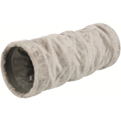 Trixie Spieltunnel Plüsch grau ø 22 x 60 cm