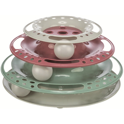Trixie Spielturm Catch the Balls bunt ø 25 × 13 cm