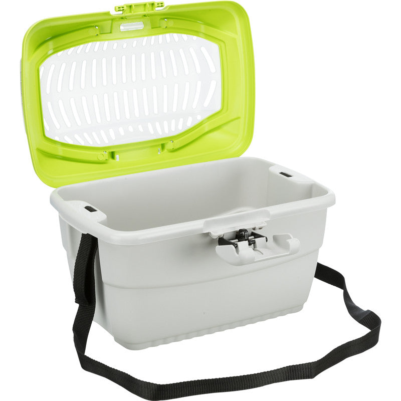 Trixie Transportbox Mini-Capri hellgrau/grün 40 × 22 × 30 cm