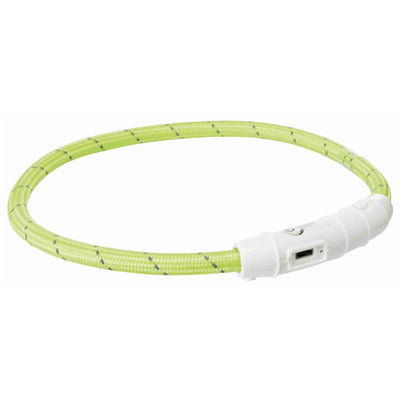 Trixie USB Flash Leuchtring grün M-L 45cm / ø 7mm