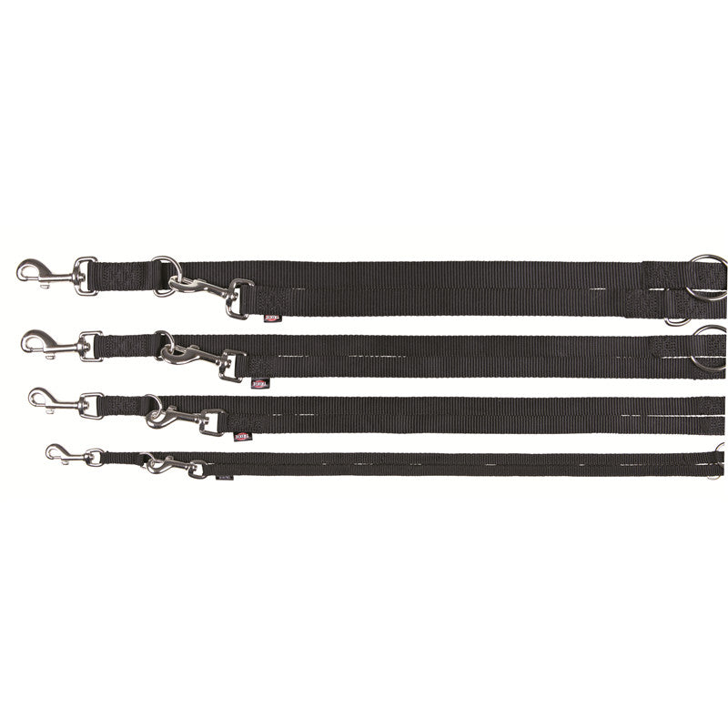 Trixie Verlängeruns-Leine Premium schwarz L-XL 2 Meter / 25 mm