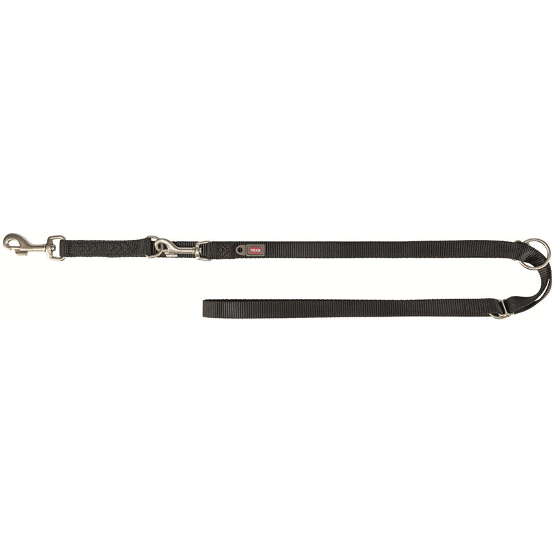 Trixie Verlängeruns-Leine Premium schwarz L-XL 2 Meter / 25 mm