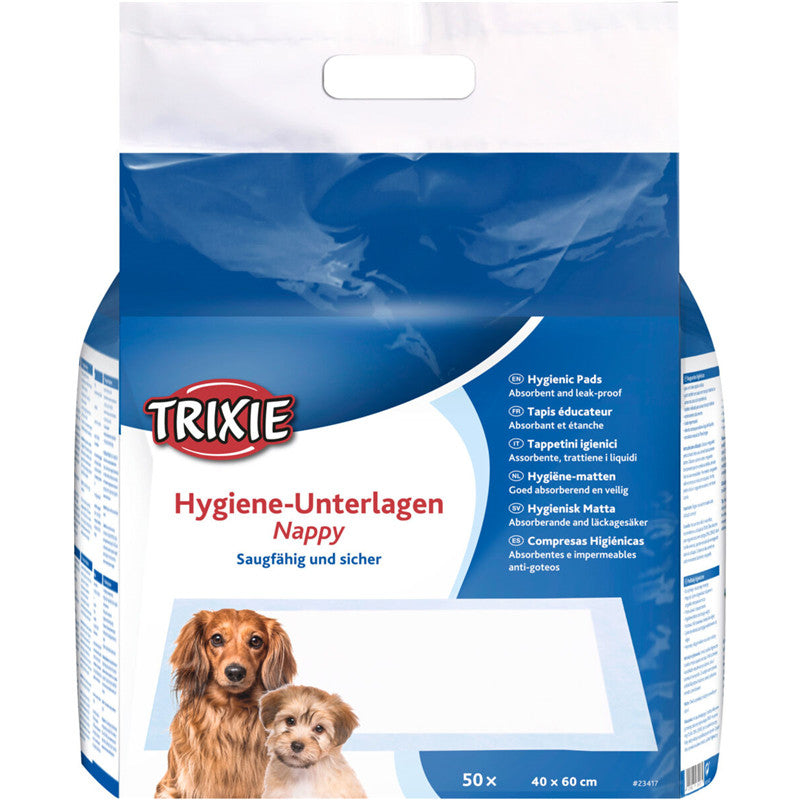Trixie Welpen-Unterlage Nappy-Stubenrein 40 × 60 cm / 50 Stück