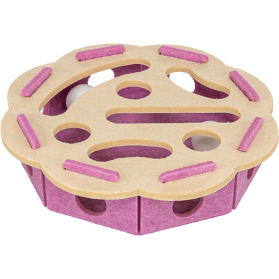 Trixie Whole'n'Roll Flower Filz grau ø 30 × 7,5 cm