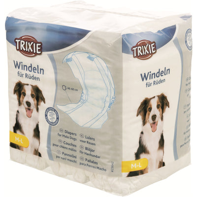 Trixie Windeln für Rüden 12 Stück M-L 46-60 cm