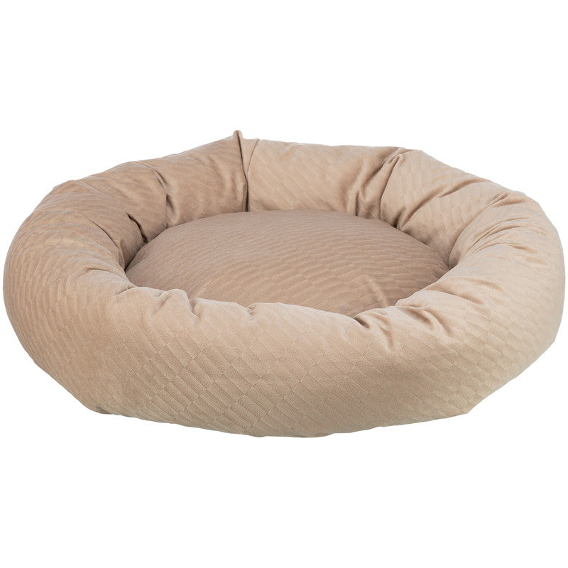 Trx. Dog Bett Alena rund, sand, ø 50cm