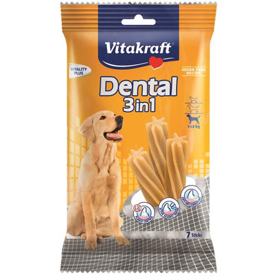 Vitakraft® Dental 3in1, M, ab 10 kg 7 Stück