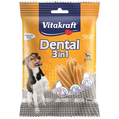 Vitakraft® Dental 3in1, S, 5-10 kg 7 Stück