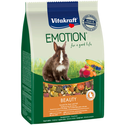Vitakraft® Emotion® BEAUTY Adult für Zwergkaninchen 1,5 kg