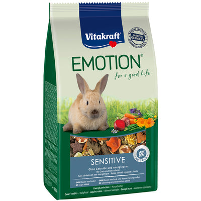 Vitakraft® Emotion® SENSITIVE All Ages für Zwergkaninchen 600 g